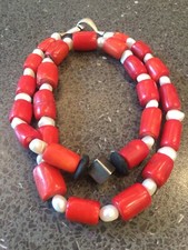 Kette Collier Koralle rote