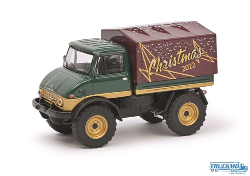 Schuco christmas unimog u406 - schuco,