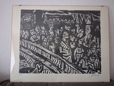 Lithografie von Karl Hubbuch