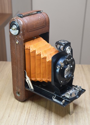 Klappkamera folding braun - klappkamera,