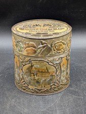 Alte Blechdose antik Dose Lebkuchen Haeberlein Nürnberg rund Jugendstil 