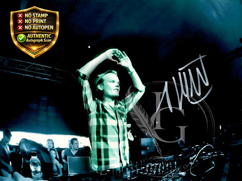 Avicii autograph reprint - avicii, –