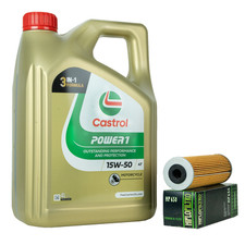 Ölfilter + Öl Castrol Power