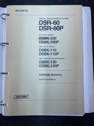Sony dsr 60p - sony, original