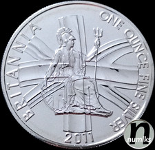 BRITANNIA 2011 - Großbritannien - 1 Oz (Unze) Silber - Royal Mint - BU