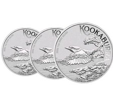 1oz silbermünze kookaburra - 1oz,