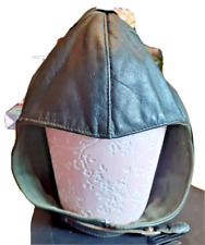 Alte Motorradkappe Größe 55, Lederhaube für Oldtimer,  Alter ist nicht bekannt