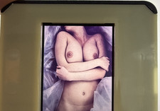 Vintage-Dia Natur Frau Kunst