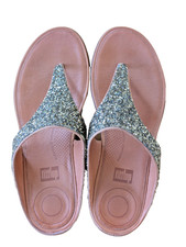 FitFlop Lulu Glitter Zehentrenner ? komfort Gr. 42 Women Light Tan TOP ?