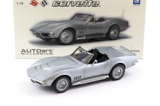 1:18 AUTOart Chevrolet Corvette Convertible 1969 Cortez silver 71162