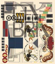 Aufkleberbogen Stickerbogen