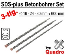 SDS-plus Betonbohrer Set 3-tlg