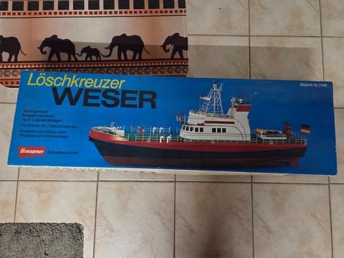Graupner löschkreuzer weser - löschkreuzer,