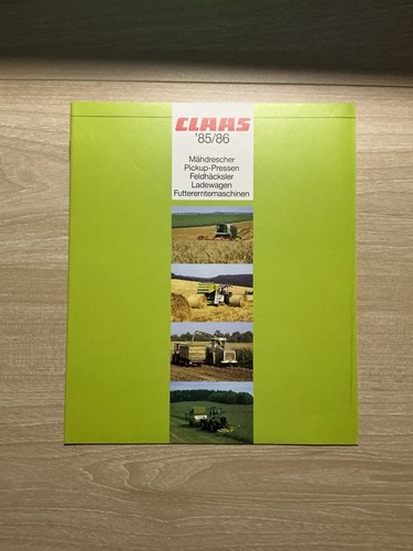 Orig claas programm prospekt - claas,
