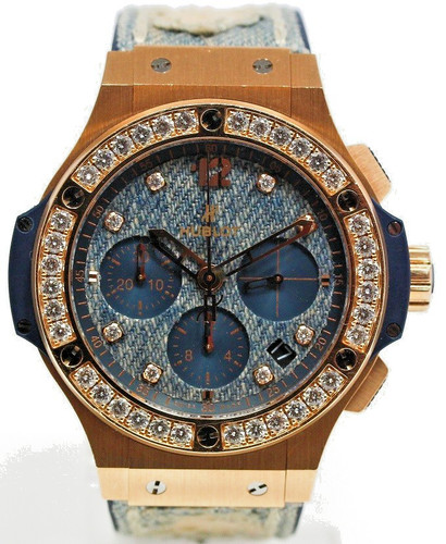 Hublot big bang jeans gold - big, "gold