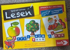 Lernspiel " Spaß am Lernen Lesen " von noris im guten, wenig gespielten Zustand