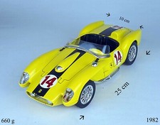 Burago Ferrari 250 Testa Rossa 1957 Gelb Limitiert Rarität 1/18 Sammlerstück