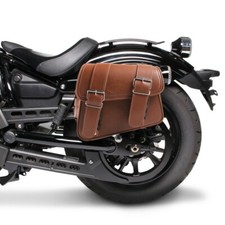 Satteltasche 8L für Suzuki Intruder VS 750 / 600 braun links