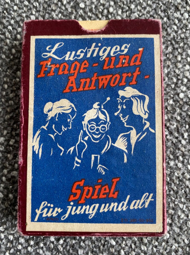 Antikes kartenspiel lustiges - antikes,