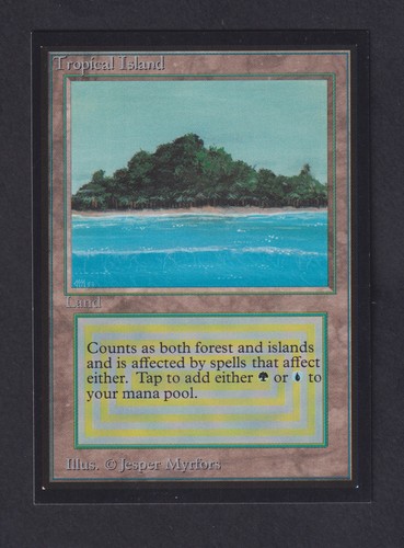 Magic mtg tropical island - tropical,