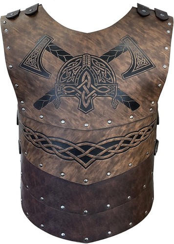 Wikinger kunstleder geprägt - wikinger,