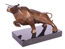 Bronzeskulptur Stier Bulle