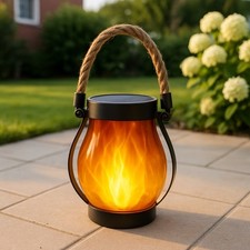 Solarlaternen mit tanzendem
