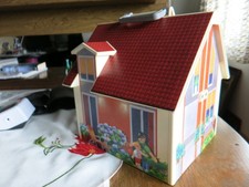  Playmobil-Haus , 28x26x24cm ( H.L.B.) , defekt und unvollständig , Einzelteile