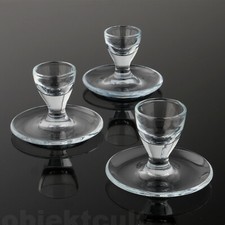 3 Holmegaard Glas Eierbecher