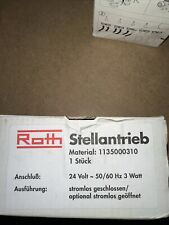 Roth Stellantrieb  1135000310 stromlos geschlossen Oder Geöffnet Option.