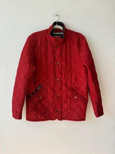 Barbour steppjacke rot cord - barbour,