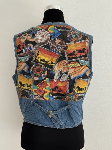 Vintage jeansweste western - jeansweste,