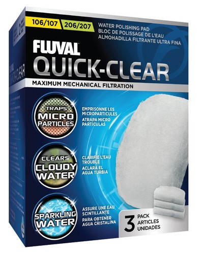 Fluval feinfilterpads 3er pack - fluval, 3er-pack