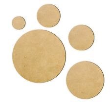 MDF Holzscheibe rund Scheibe Ronde 10 bis 220 mm Wunschmaß Zuschnitt