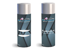 Autolack Spraydose Set für Audi VW Skoda LA7W Reflexsilber A7W+Klarlack 2x400ml