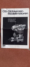 Graupner Anleitung, Inbetriebnahme, Behandlung Modellmotoren OS Glühkerzenmotore