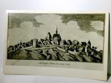 Leiningen / Pfalz im Jahre 1646. Alte Ansichtskarte / Postkarte s/w, ungel. ca 6