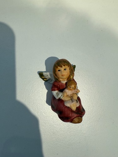Goebel miniengel mit puppe - miniengel,