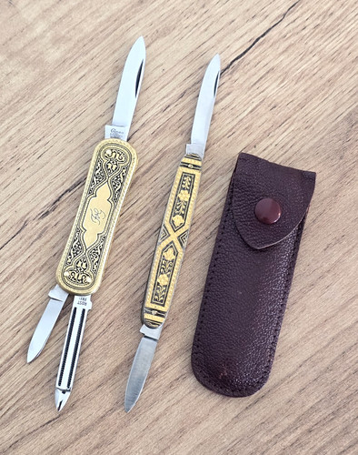 Vintage klappmesser - 2x,