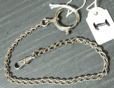 Alte silberne Taschenuhrkette