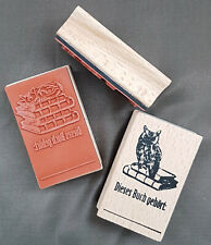 Motivstempel Exlibris 3er Set
