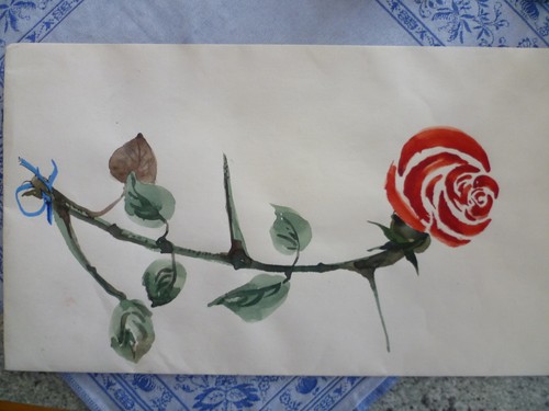Großer briefumschlag mit - briefumschlag,