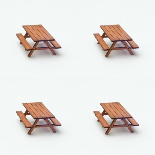 Picknicktische set für - h0,