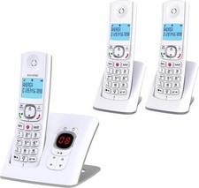 ALCATEL F530 Voice Trio, Schnurloses Festnetztelefon DECT mit AB, 3 Mobilteile