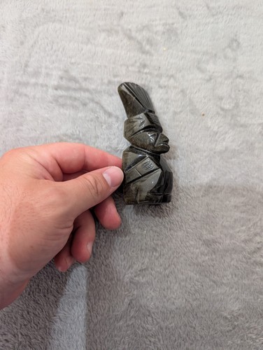 Obsidian figur azteka maya - obsidian, azteka/maya