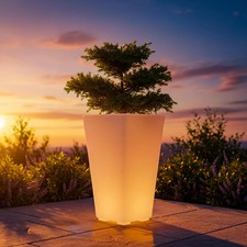 LED Blumentopf RGBW Beleuchtet