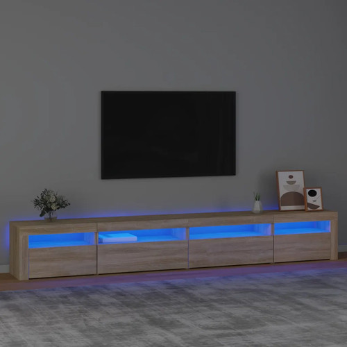 Schrank mit led leuchten - tv,