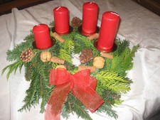 Adventskranz frisch Ø ca