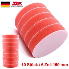 10x 6'' Polierteller Polier 150mm Polierpads Klett Polierschwamm Polierscheibe