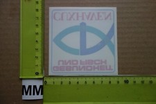 Alter Aufkleber Reise Stadt